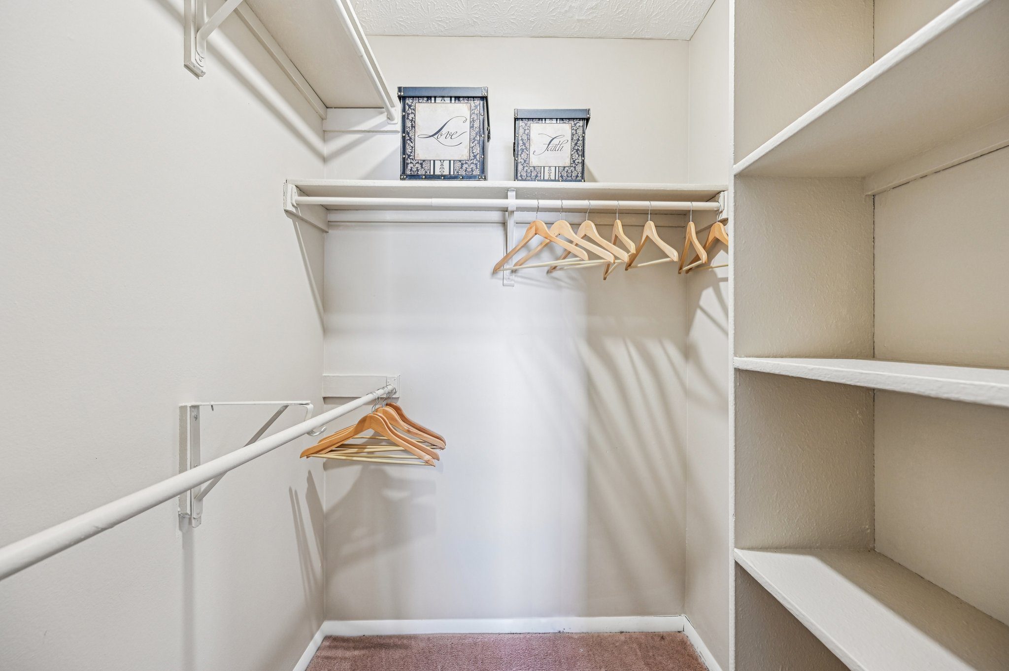 apartment walk in closet