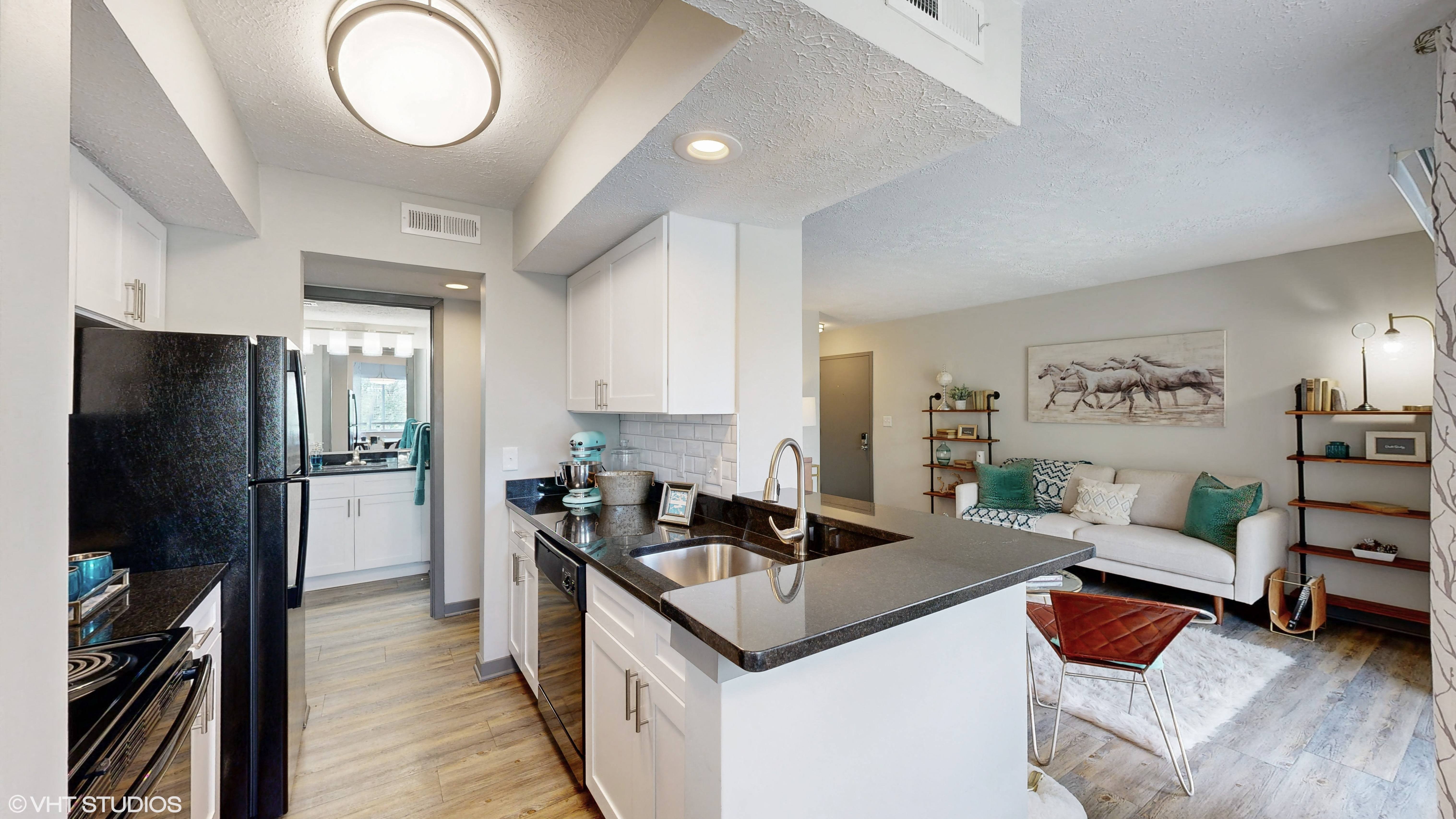 apartment kitchen living room open concept